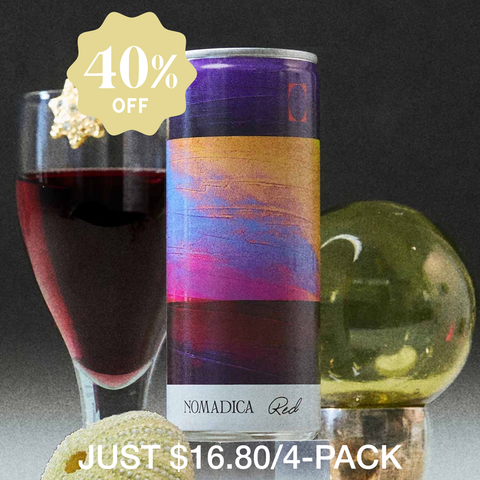 Red, 4 cans x 250mL ea = 1.3 bottles